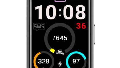 Simple digital watch face theme