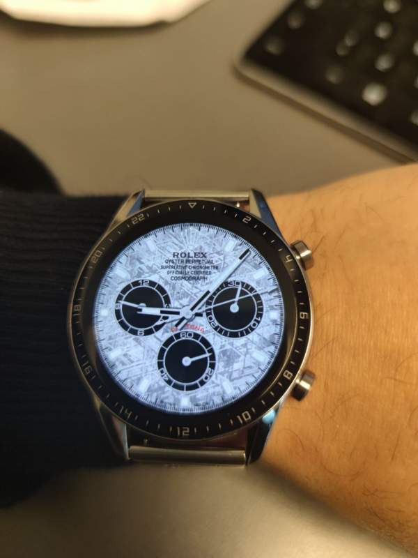 Rolex Daytona meteorite realistic watch face