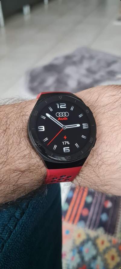 Audi classic analog watch face theme
