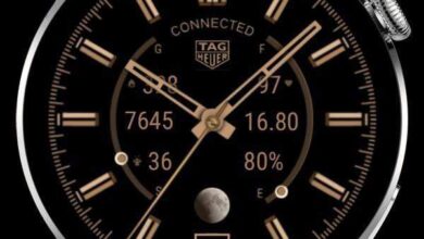 Carrera tag heuer bronze hybrid watch face theme