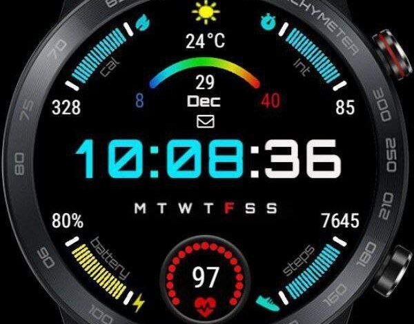 Watch face that keeps you fit.