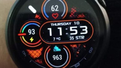 Beautiful HQ digital watch face theme