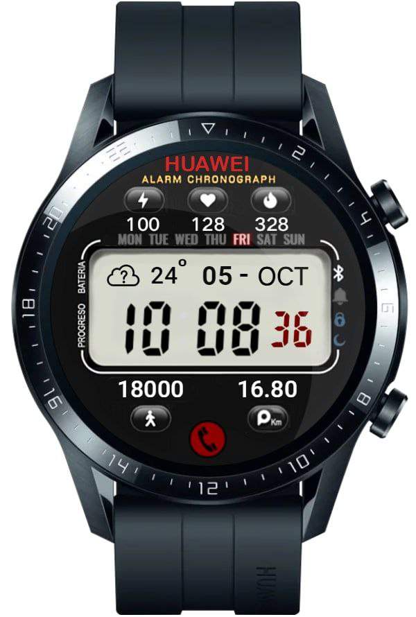 Cleanest LCD watchface theme