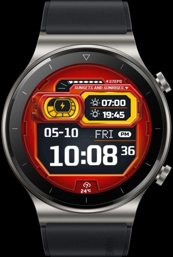 Tic Watch ported watch face theme