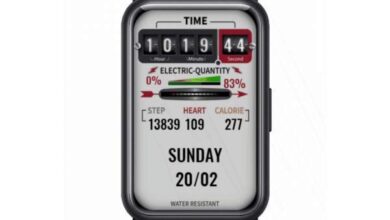 Electricity meter like digital watch face theme