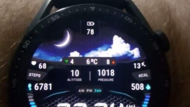 Beautiful weather icons HQ digital watch face theme