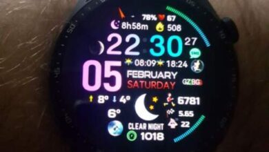 Digital watch face theme with full of widgets and shortcuts