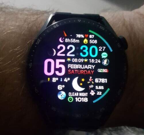 Digital watch face theme with full of widgets and shortcuts