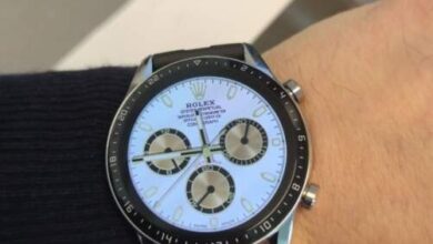Rolex Daytona gold realistic watch face theme
