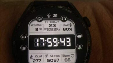 LCD HQ watch face theme
