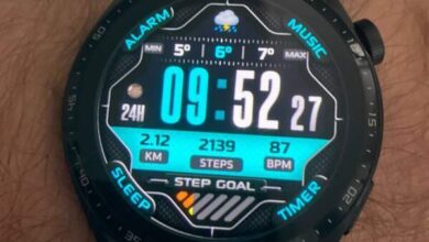 Runner digital watchface theme