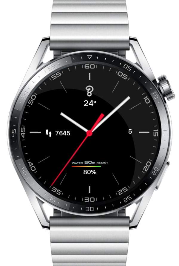 Simple analog watch face theme