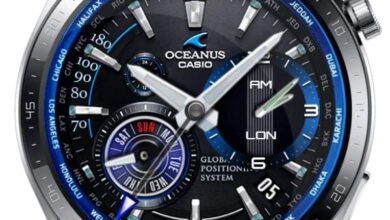 Casio oceanus realistic watch face theme
