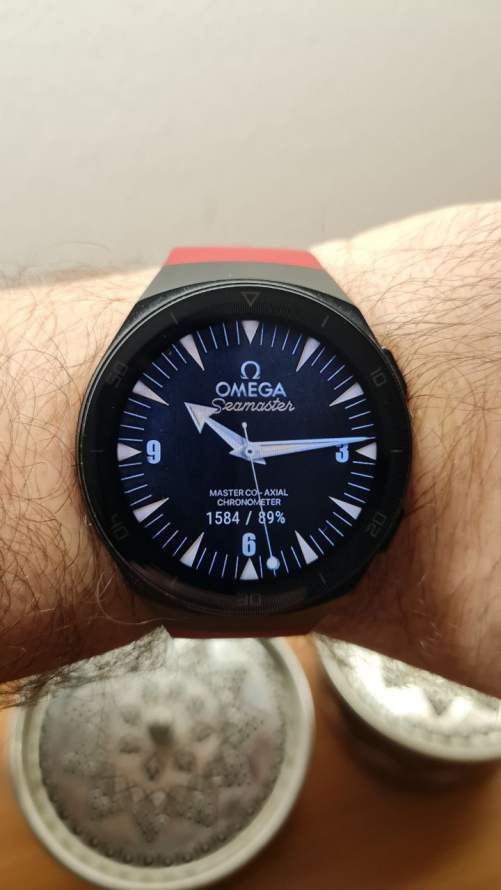Omega SeaMaster chronometer realistic watch face theme