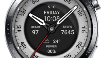 White HQ Hybrid watchface theme