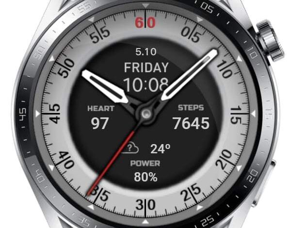 White HQ Hybrid watchface theme