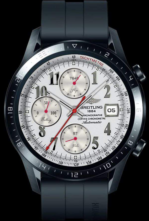 Breitling 1884 realistic watch face theme