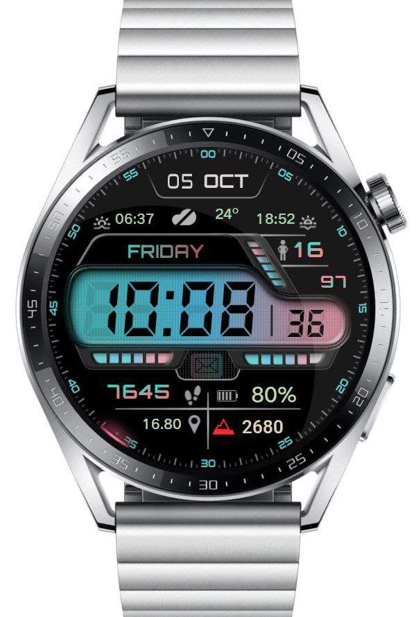 Extremely beautiful HQ digital watch face theme