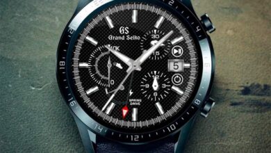 Grand Seiko HQ spring dive black edition realistic watch face theme