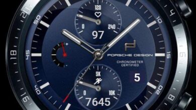 Porsche Flyback HQ realistic watch face theme