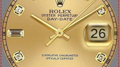 Rolex Gold oyster Perpetual realistic watch face theme