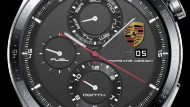 Porsche design realistic watch face theme
