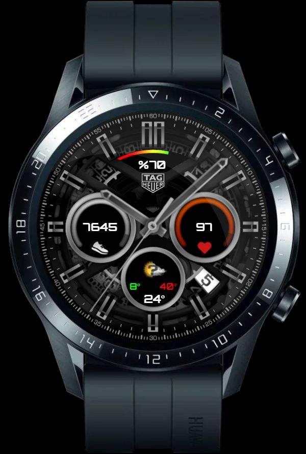 Carrera tag heuer hybrid watch face theme