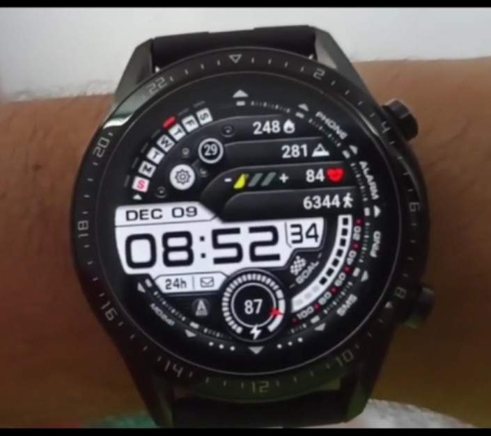 Garmin ported High quality LCD watch face theme