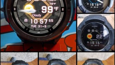 Casio G-Shock multi functional multi language digital watch face theme