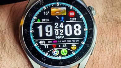 Simple clean and clear digital watch face theme
