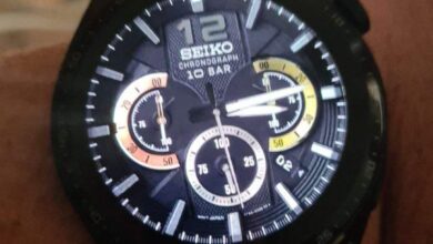 Seiko chronograph high quality realistic watch face theme