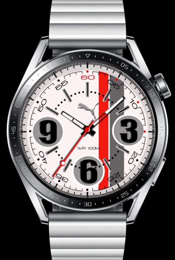 Puma high quality realistic watch face theme