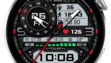 Beautiful hybrid watchface theme