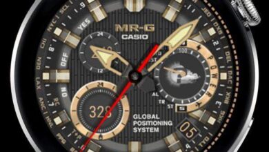 Casio MR-G HQ ported realistic watch face theme