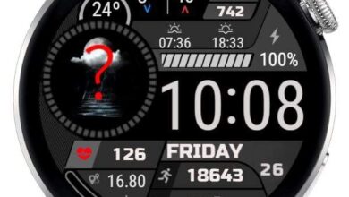 Fossil ported digital watch face theme