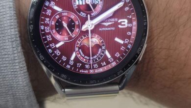 Longines realistic red carpet watch face theme