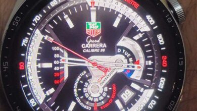 Grand Carrera tag heuer caliber 36 HQ ported realistic watch face theme