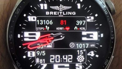 Breitling 1884 realistic black HQ watch face theme