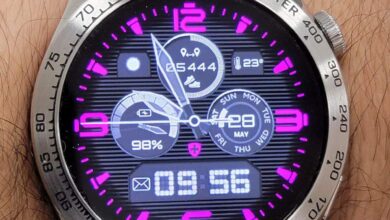 Purple dial HQ Hybrid watchface theme