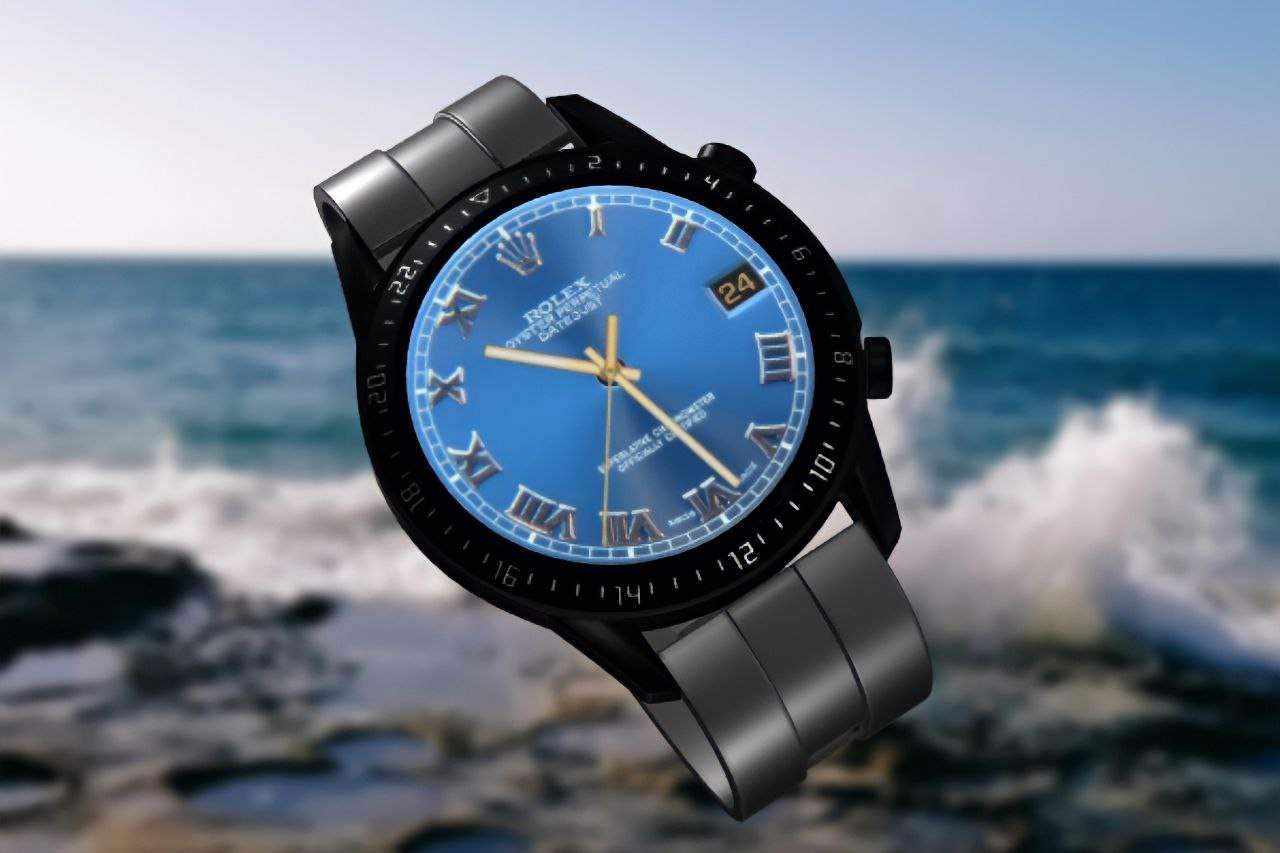 Rolex oyster realistic ported watch face theme