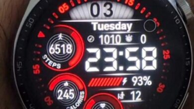 Rotating outer dial hybrid watchface theme