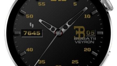 Bugatti VEYRON ported analog watch face theme