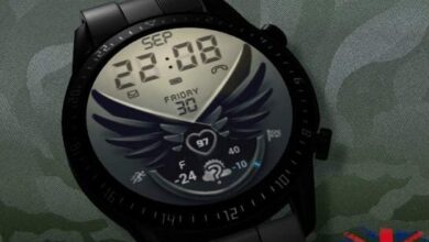 Eagle dawn digital watch face theme