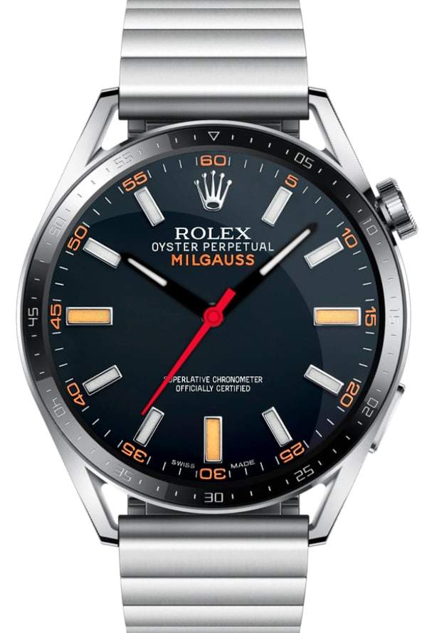 Rolex Milgauss ported realistic watch face theme