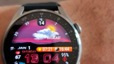 Beautiful weather icons digital watch face theme