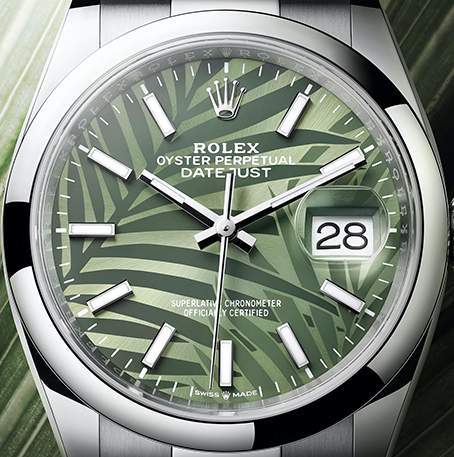 Rolex oyster Perpetual date just analog realistic watch face theme