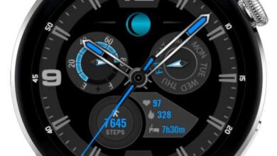 Runner hybrid watch face theme