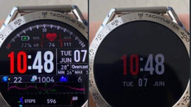 Amazing HQ digital watch face with progress bar and AOD