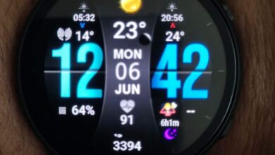 3D designed digital watchface theme
