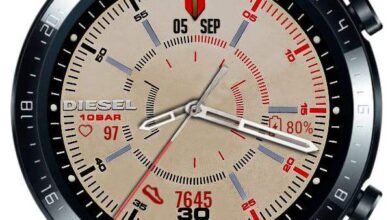 Diesel ported HQ hybrid watchface theme